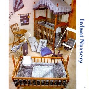 Sunrise Designs Infant Nursery Pattern 1986 Vintage